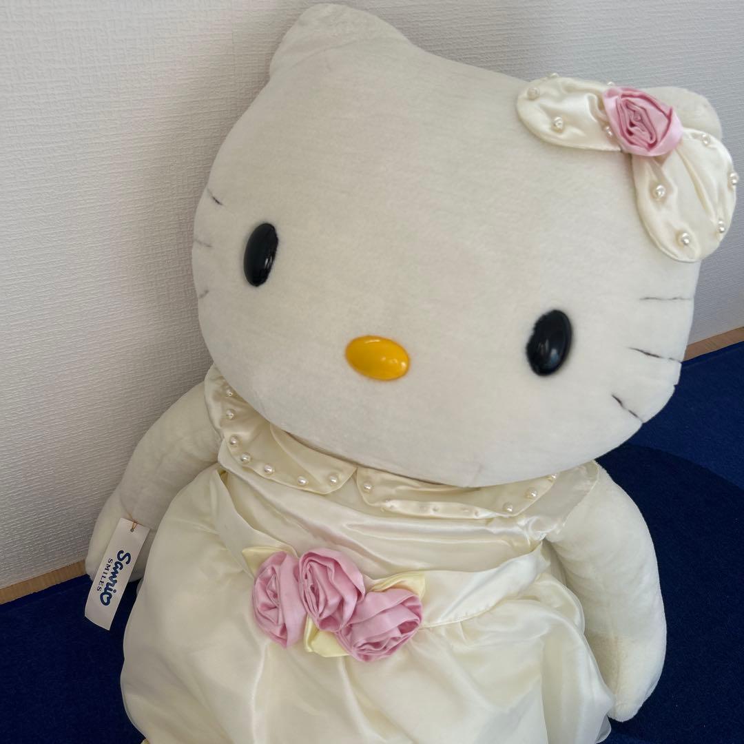 希少　ハローキティ24周年限定バースデードール特大ぬいぐるみ　ローズキティ　足長