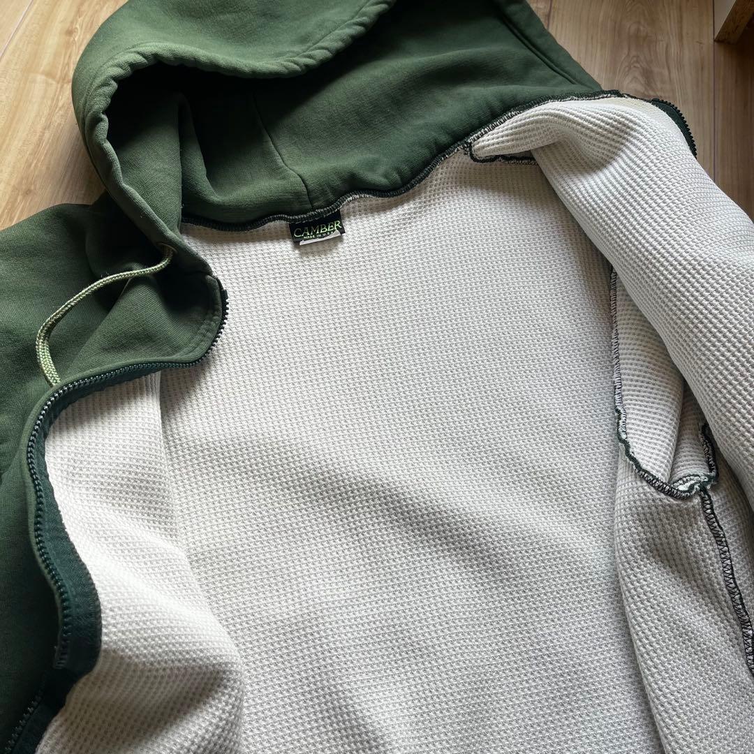 か*げ様 CAMBER ヘビーウェイト サーマル パーカー XL