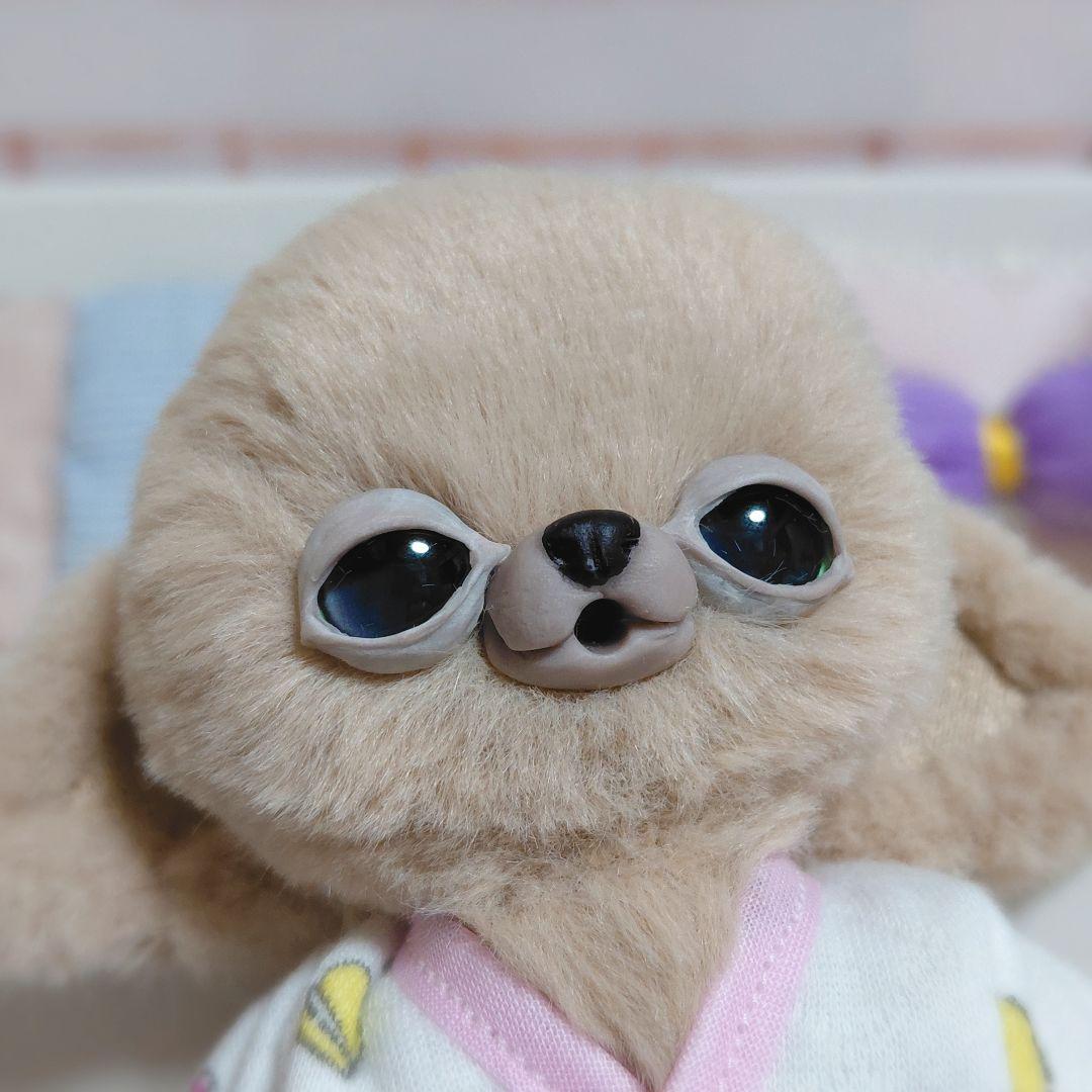 チワボボちゃん②　おしゃぶり付き　アートドール　ぬいぐるみ