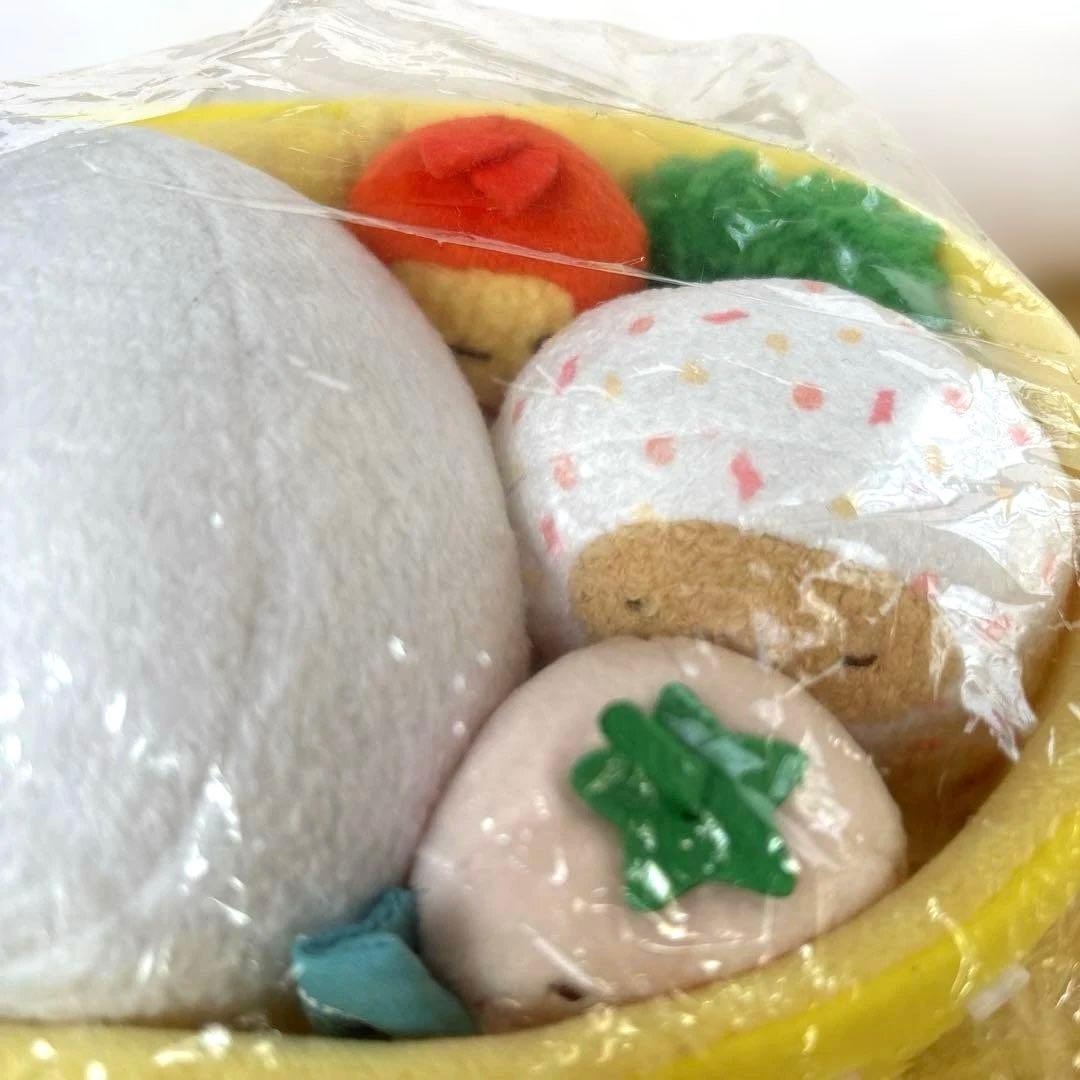 新品タグ付き すみっコぐらし おべんとうぬいぐるみ(大) おにぎり たこさん他