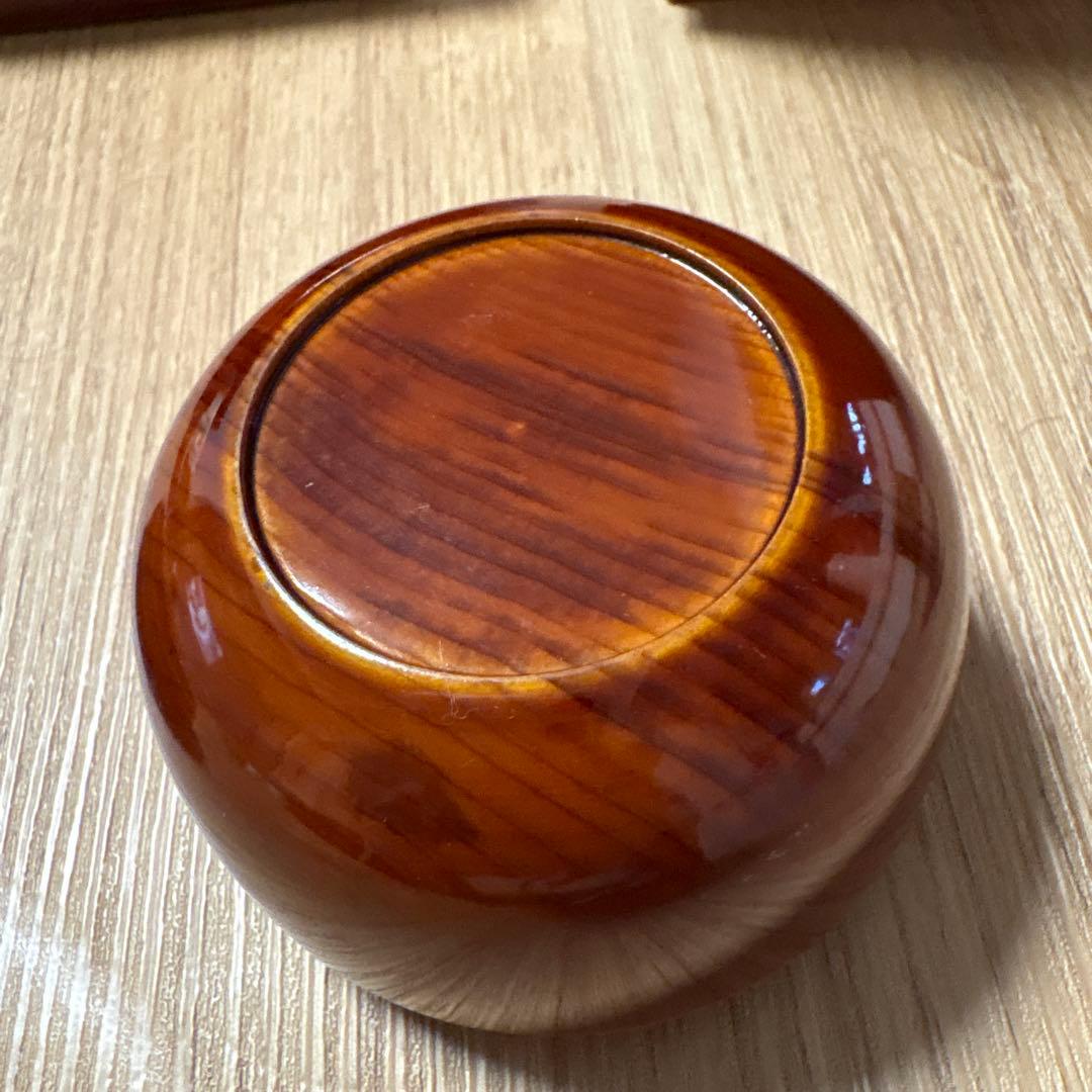 春慶塗　茶箱　4点セット