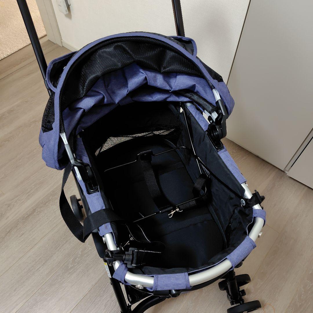 【コムペット公認】compet ミリミリEG |ペットカート　ネイビーブルー