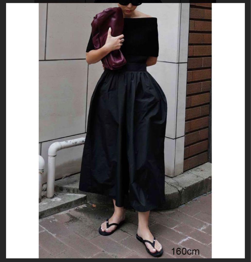 マチャット machatt メモリーキュロットパンツ（ブラック）