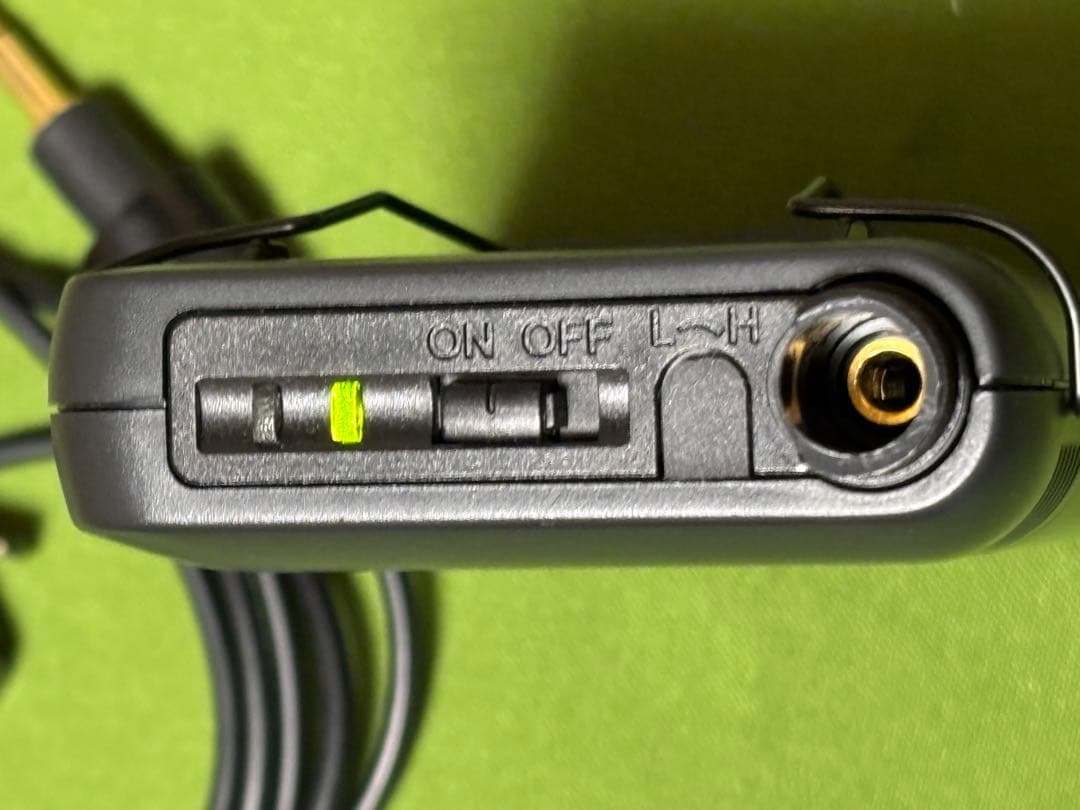 D.TOA WM-1320　新古品　 タイピンマイク ワイヤレス頻度僅か7993