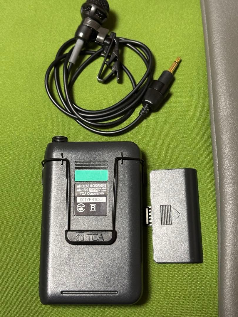D.TOA WM-1320　新古品　 タイピンマイク ワイヤレス頻度僅か7993