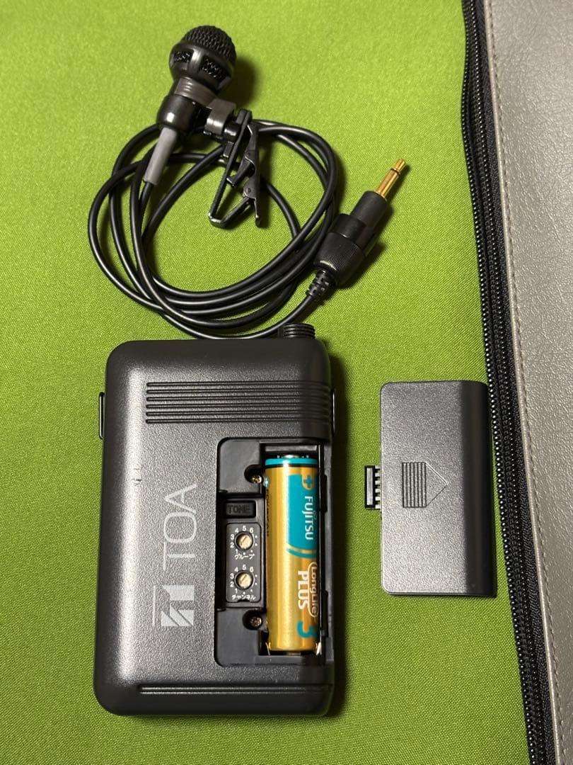 D.TOA WM-1320　新古品　 タイピンマイク ワイヤレス頻度僅か7993