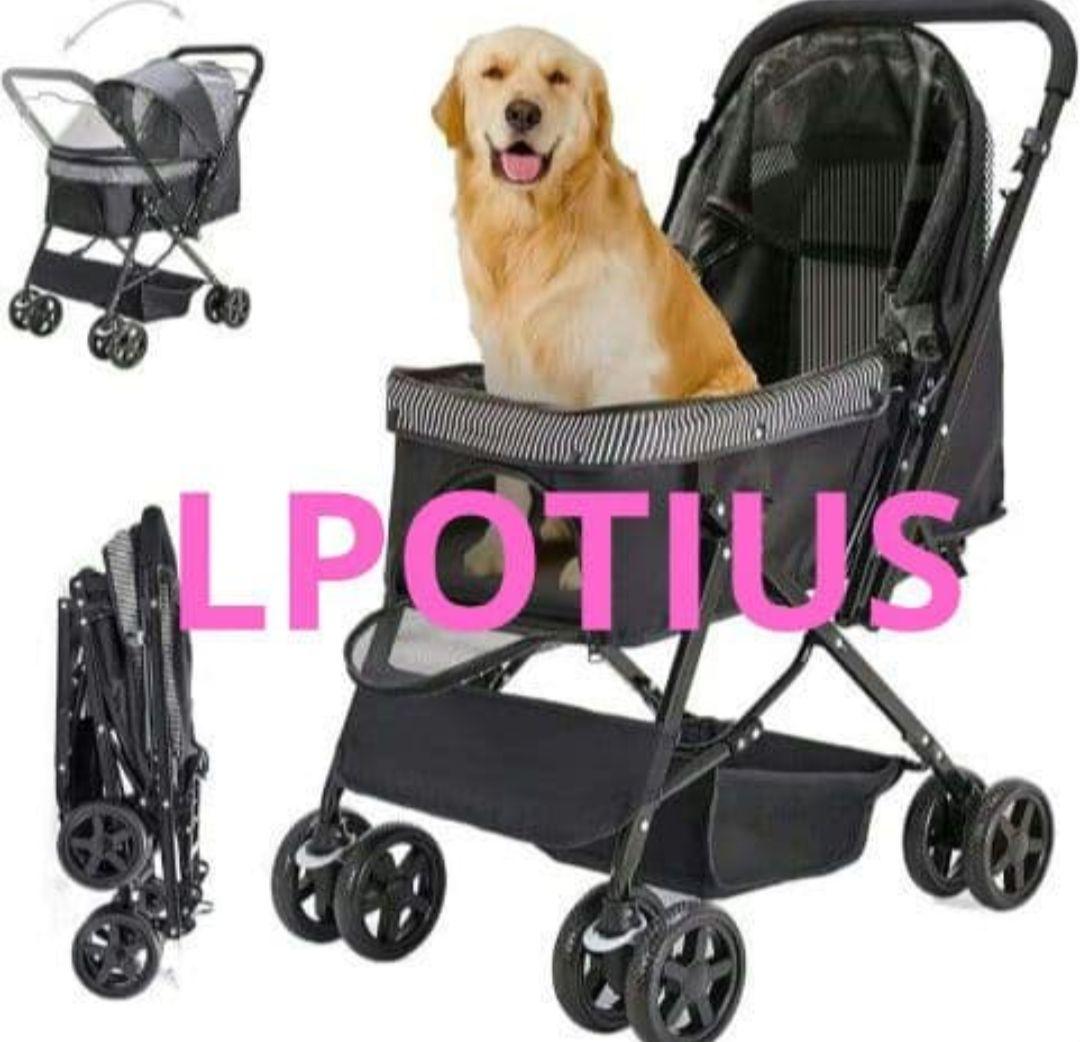 LPOTIUS犬用ペットカート 折りたたみ式 【最終価格】