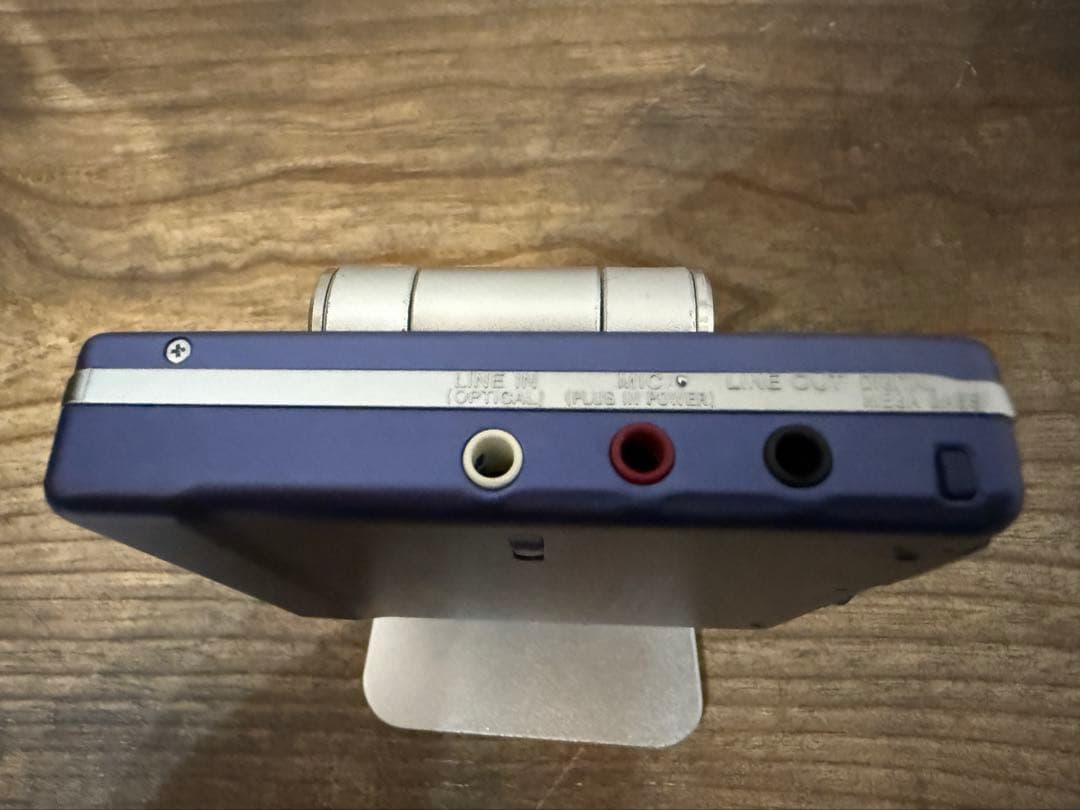 SONY ポータブルMDレコーダー MZ-R55 本体色サイレンス・ブルー