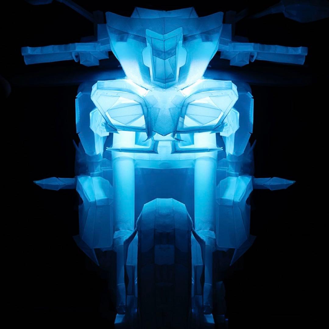 当選賞品 ヤマハ発動機 20周年記念 ペーパークラフト MT-10