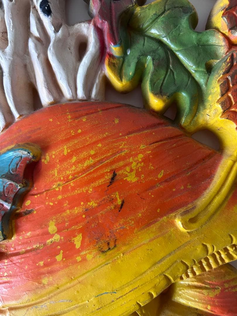 希少　HOMCO社製　キノコ　蝶　カエル　ウォールデコ　70年代　ヴィンテージ