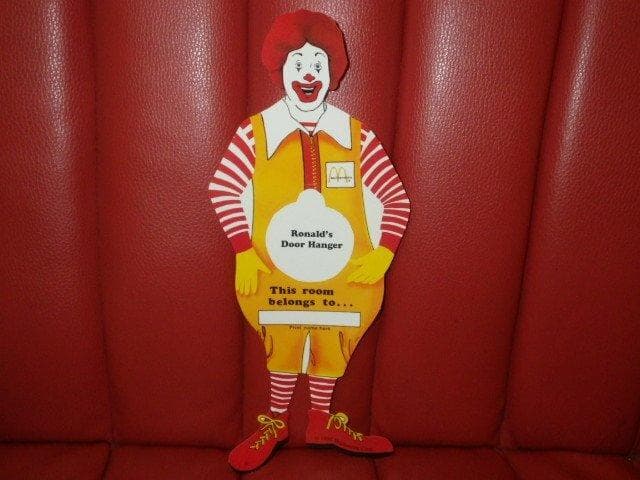 90’S★ロナルド・マクドナルド★壁掛け★ピエロ★サーカス★ビンテージ★ポスター