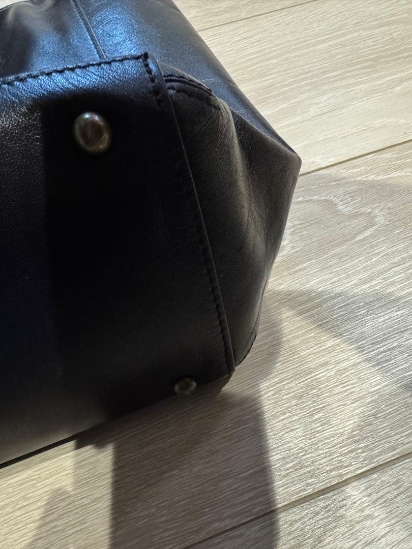 マザーハウス　アンティークボックストート　アンティークブラック