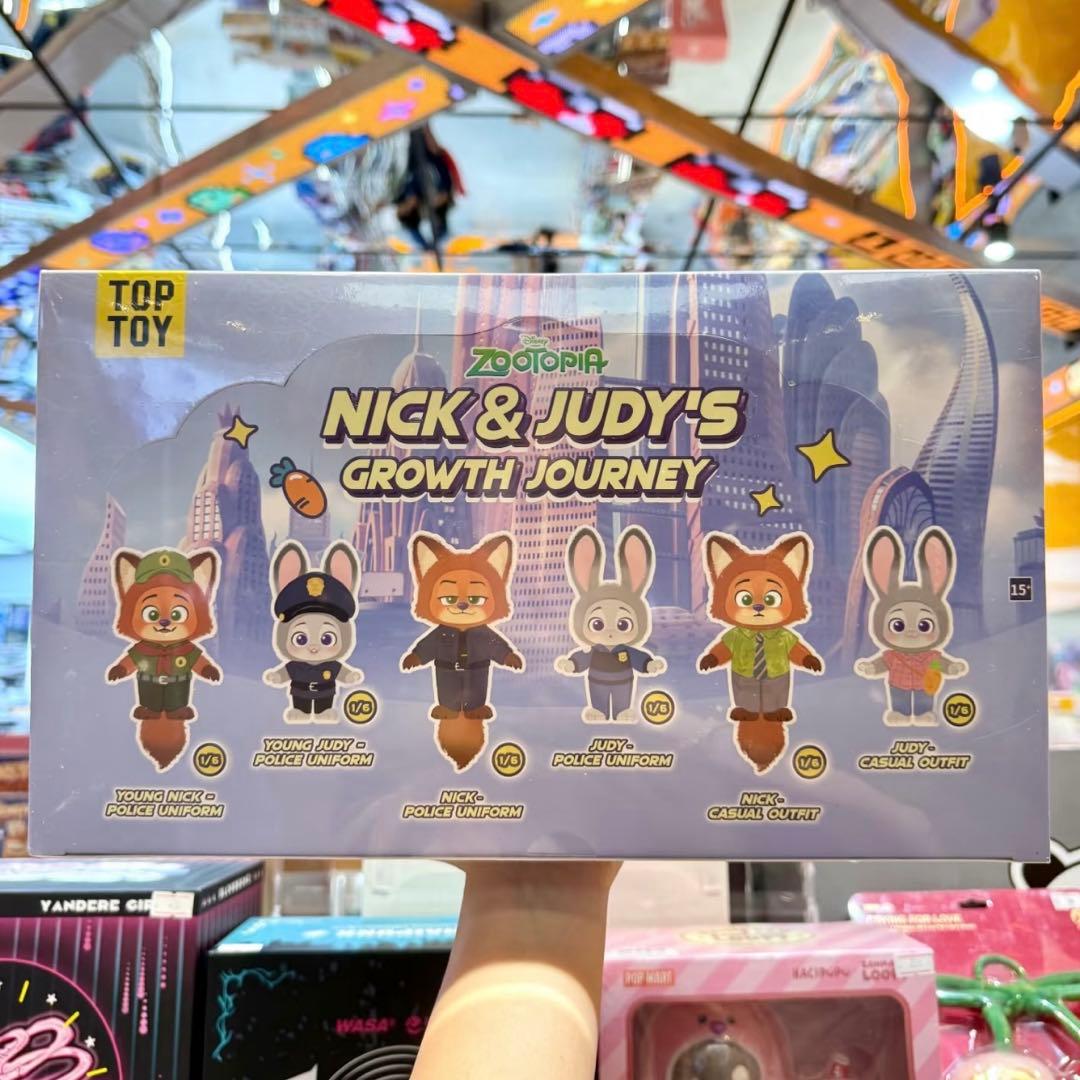 ズートピア TOPTOY 新作 グロース・ジャーニー ニック ジュディぬいぐるみ