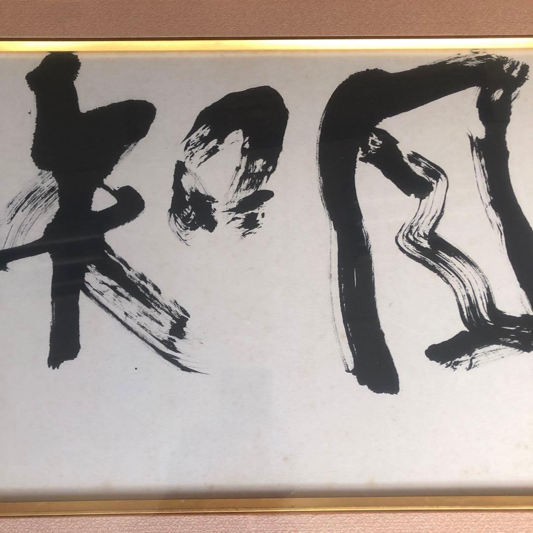 48×.162 書　作品　特大サイズ　額入り