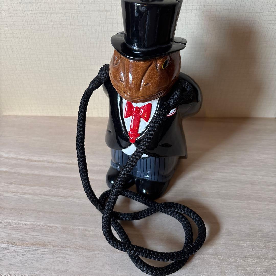 ティミーウッズ　木製　蛙紳士のショルダーバッグ　ヴィンテージ　パーティバック