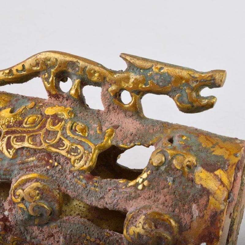 アンティーク　古銅鍍金　アラビアジャンビーヤ　模造刀　C　8749A