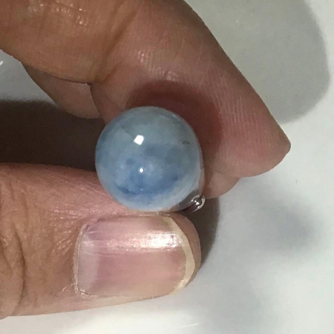 コン沢翡翠　ペンダントトップ　雫型