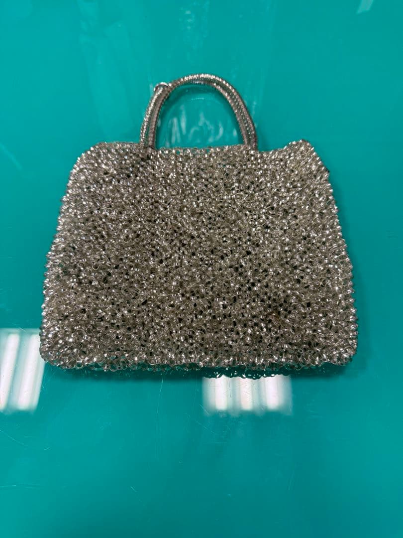 ANTEPRIMAアンテプリマ　ワイヤーバッグ花ビジュー