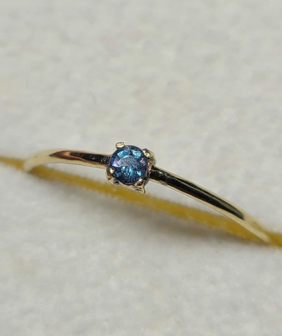 狐華万華鏡の煌めき!!★ブラジル産アレキサンドライト★リングオーダー