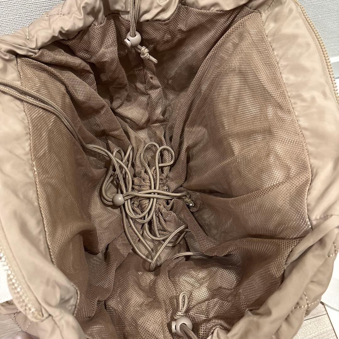 モンシェリ　キルティングワイドオープンバッグ