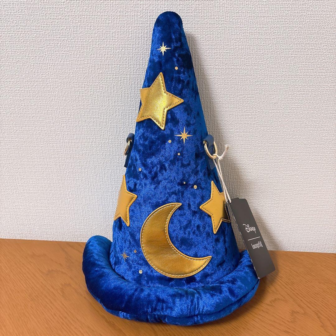 ラウンジフライ ディズニー　ソーサラーミッキー　帽子　ショルダーバッグ