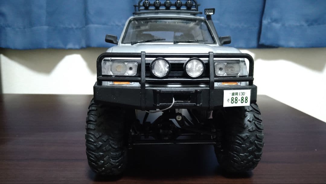 WPL C24改　C54..1 ランクル80ボディ搭載　製作車　1/16