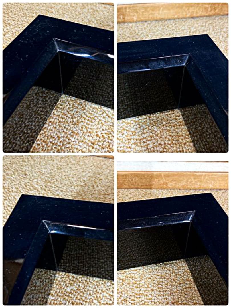 [茶道具] 輪島塗　弘悦作　真塗炉縁　(共箱) ○