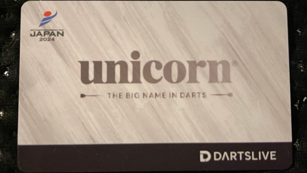 激レア unicorn DARTSLIVEカード