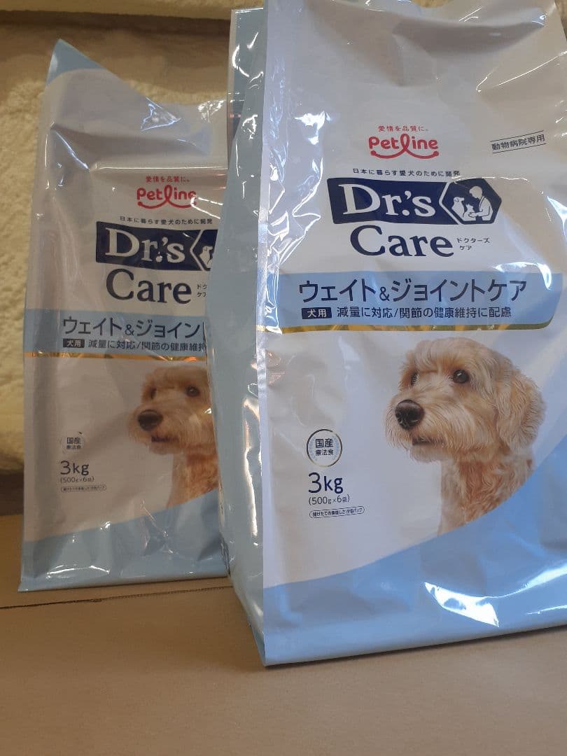 ROXY様ドクターズケア犬用療法食ウエイト&ジョイントケア3kg×２袋