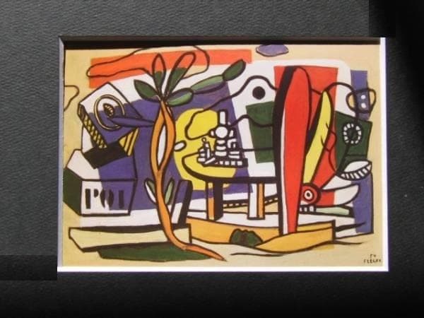 FERNAND LEGER、LA TABLE DANS LE JARDIN
