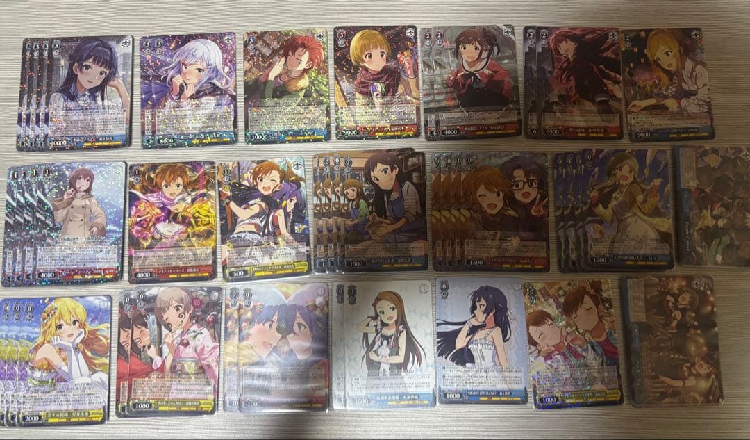 ヴァイスシュヴァルツ　ミリオンライブ　デッキ&パーツ