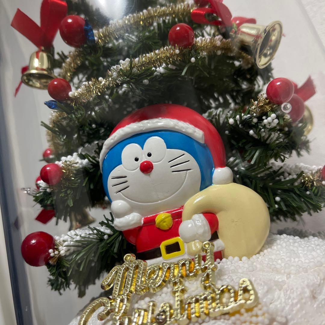 ドラえもん 雪ふるツリー　ビンテージ