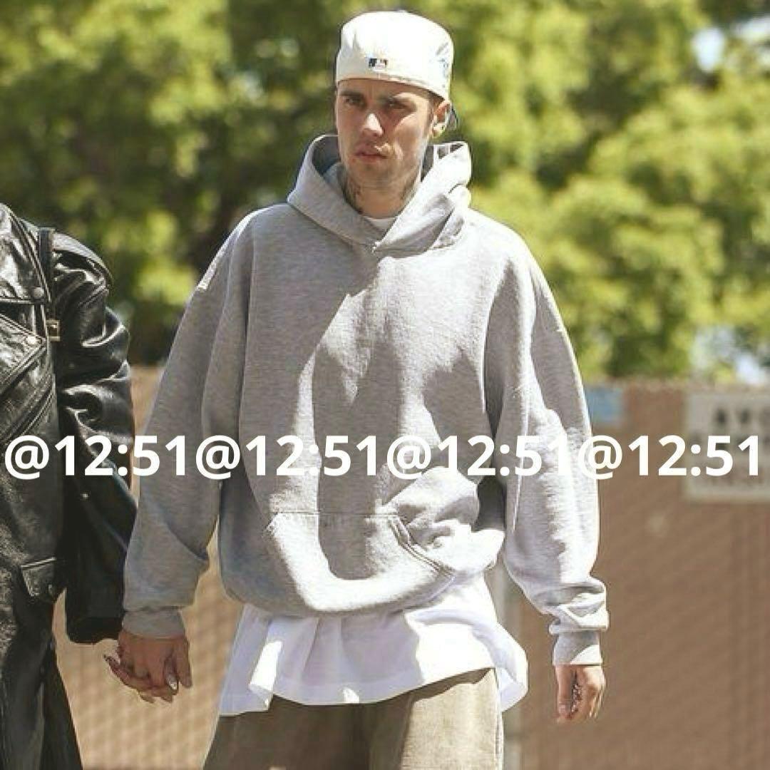 神シルエット 90s ラッセル 無地 パーカー USA製 XXL グレー