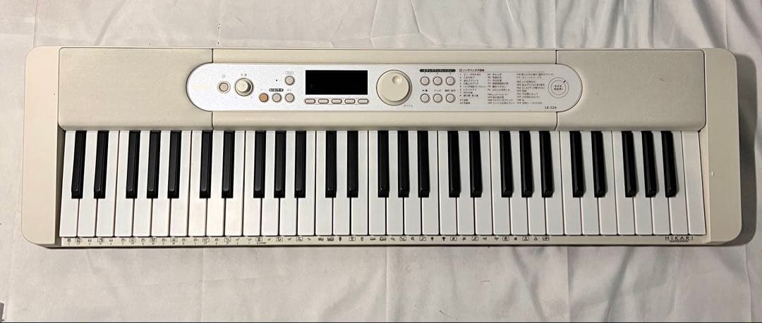 ② 2021年製　CASIO カシオ 光ナビゲーション キーボード LK-526