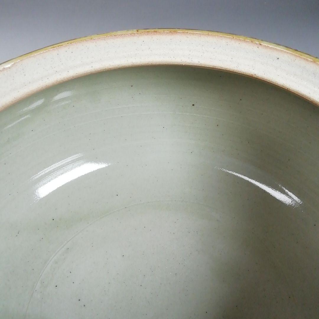 Ｗ６７　水指　『即中斎好　萬古捻梅』『福森比路志 造』　共箱　茶道具