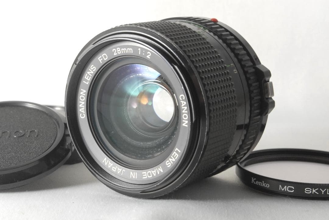 キャノン Canon ニューFD 28mm F/2 MF 広角レンズ l3888
