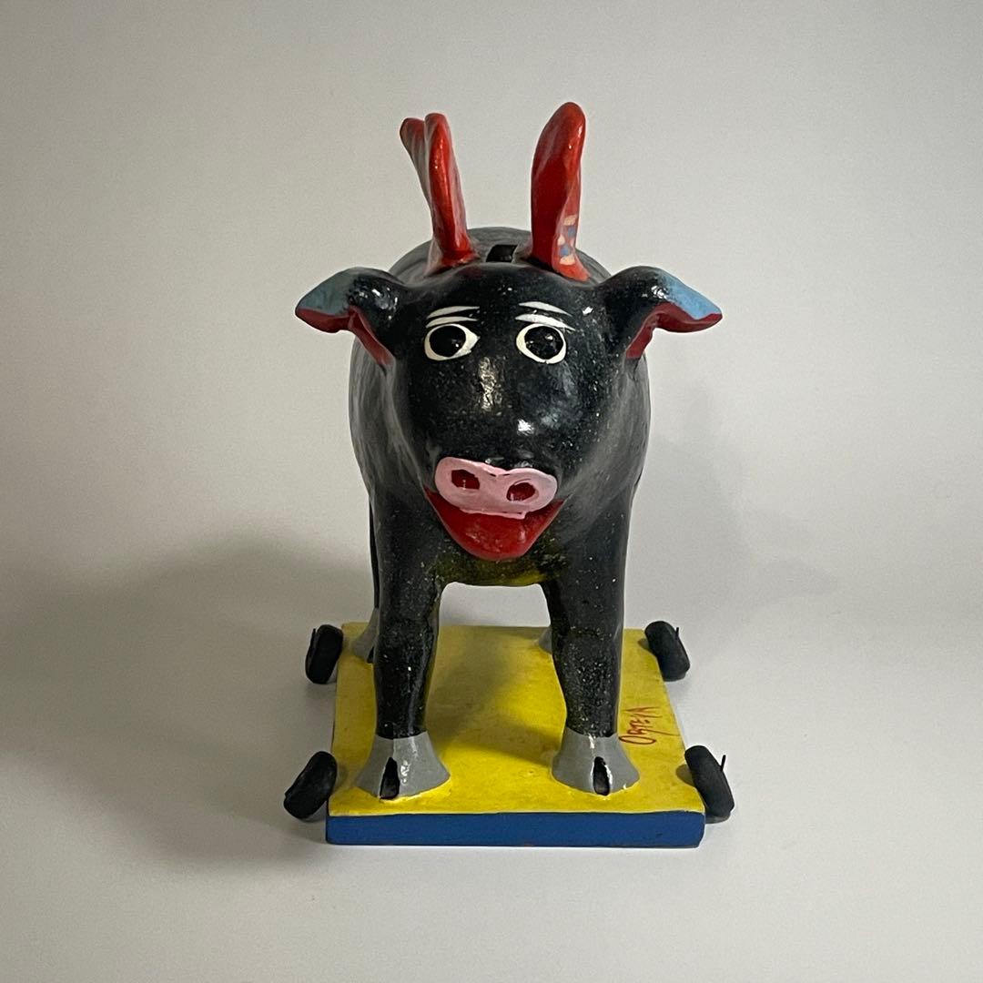 ヴィンテージ メキシコ トナラ フォークアート オブジェ