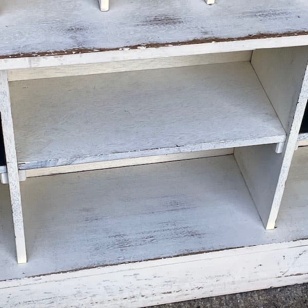 ビンテージ　レターケース　陳列棚　サイドボード　店舗家具　フレンチシャビィ