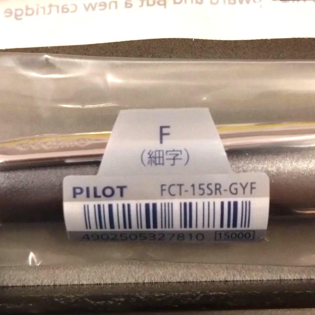 PILOT キャップレスデシモ　 万年筆 F（細）ダークグレーマイカ