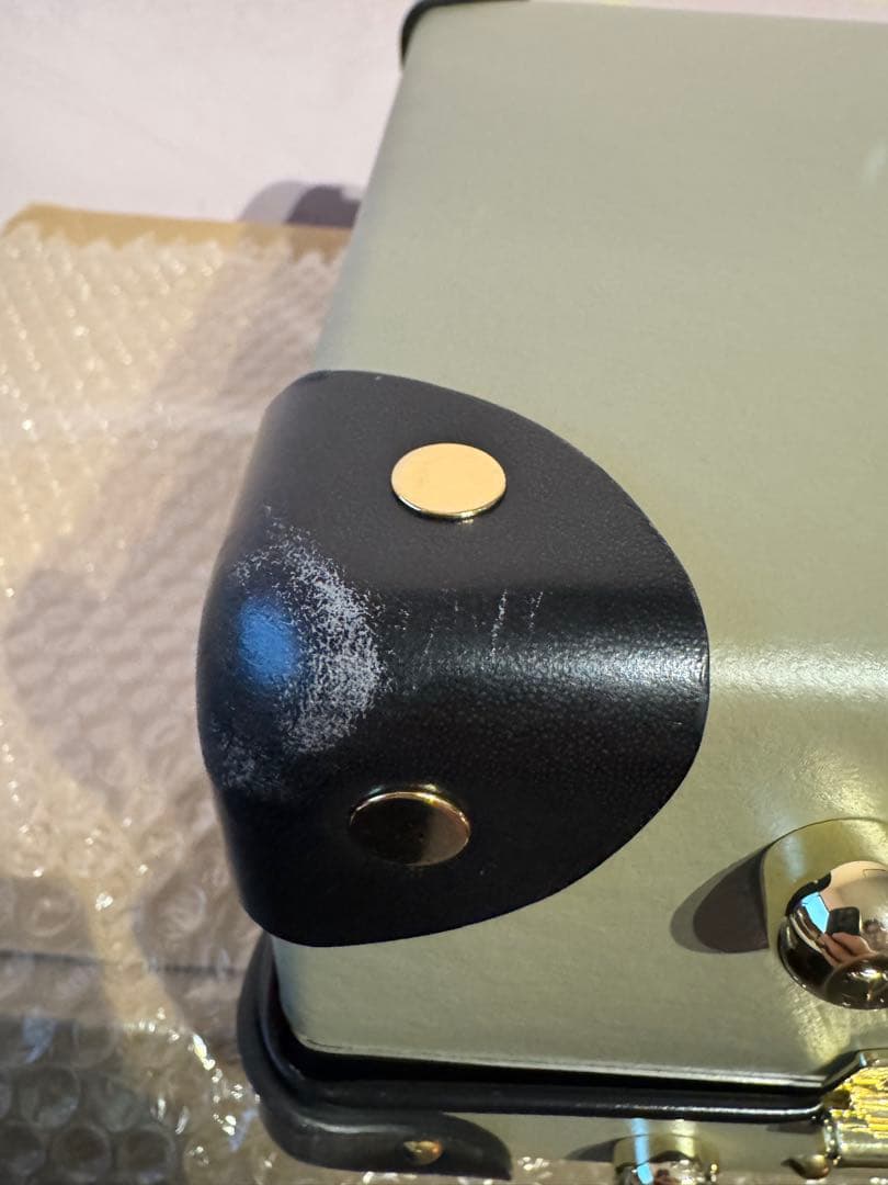 頂 極上ZERO GLOBE-TROTTER アタッシェ オリーブグリーン