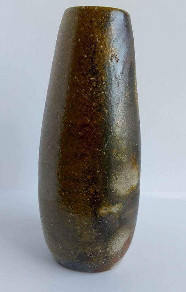 備前焼　茶道具　作家 中居靖　花器　三方花入れ