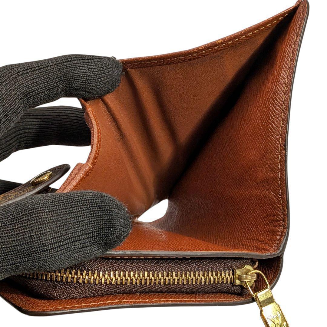 良品 ルイヴィトン モノグラム コンパクトジップ コンパクト財布 946