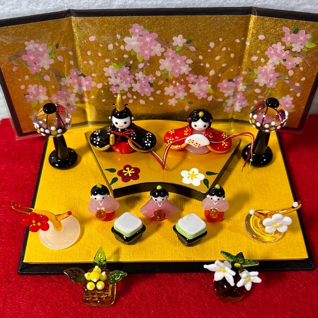 メルえつこ　ガラス細工　ミニチュア