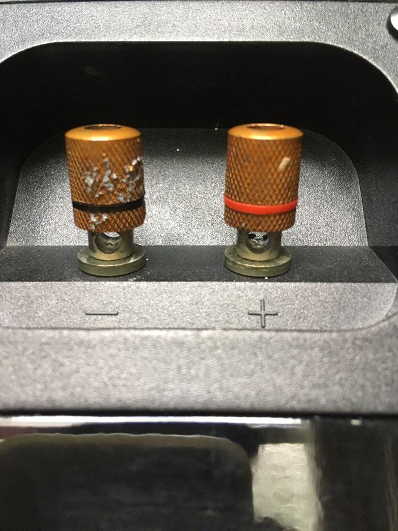 [お勧め] 端子に難 小型 不明 スピーカー ペア