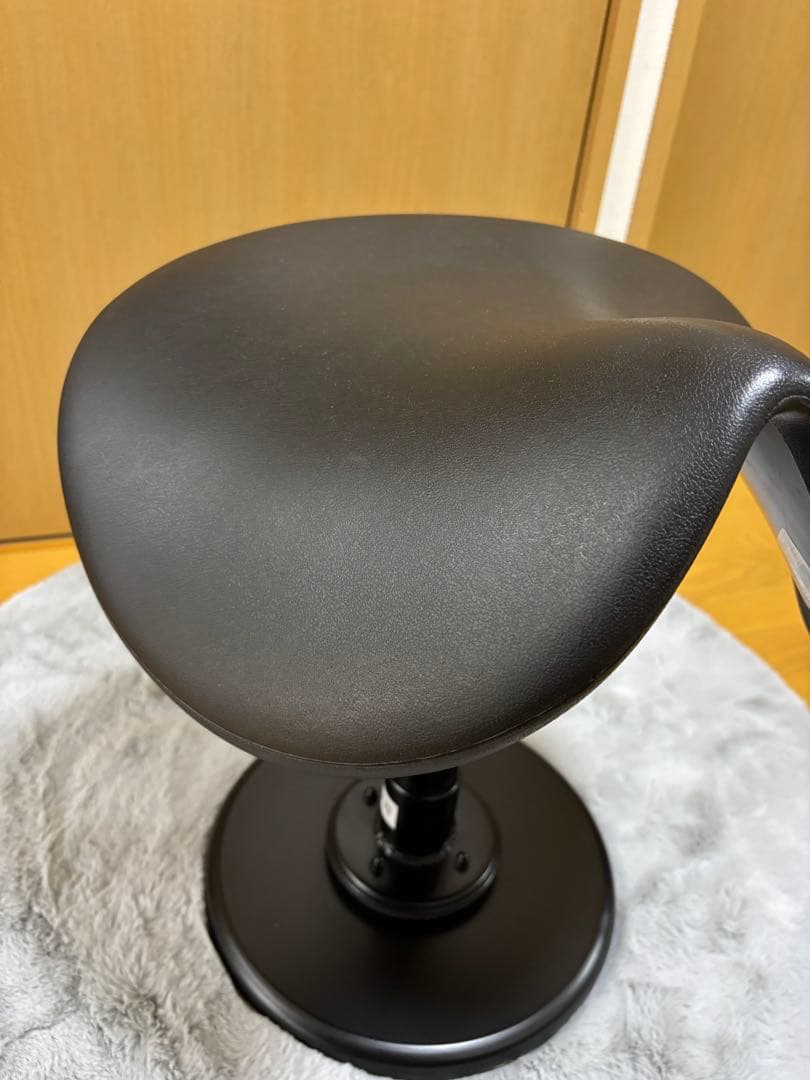 ルネセイコウ 鞍馬チェア SSS-4867 ブラック