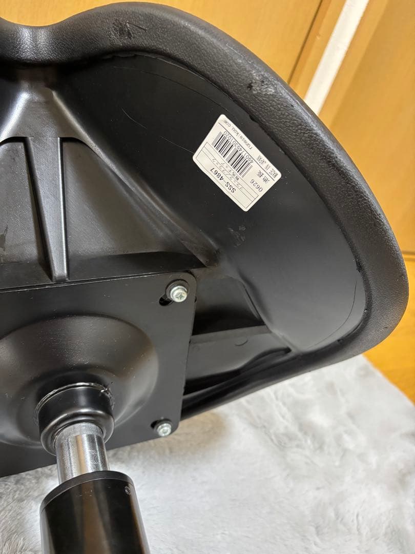 ルネセイコウ 鞍馬チェア SSS-4867 ブラック