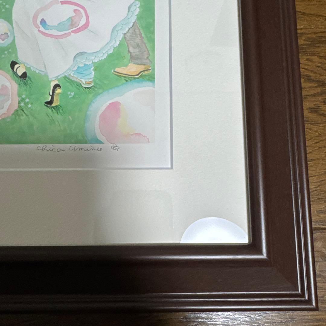 羽海野チカ直筆サイン＆シリアルナンバー入り「ハチミツとクローバー」限定複製原画