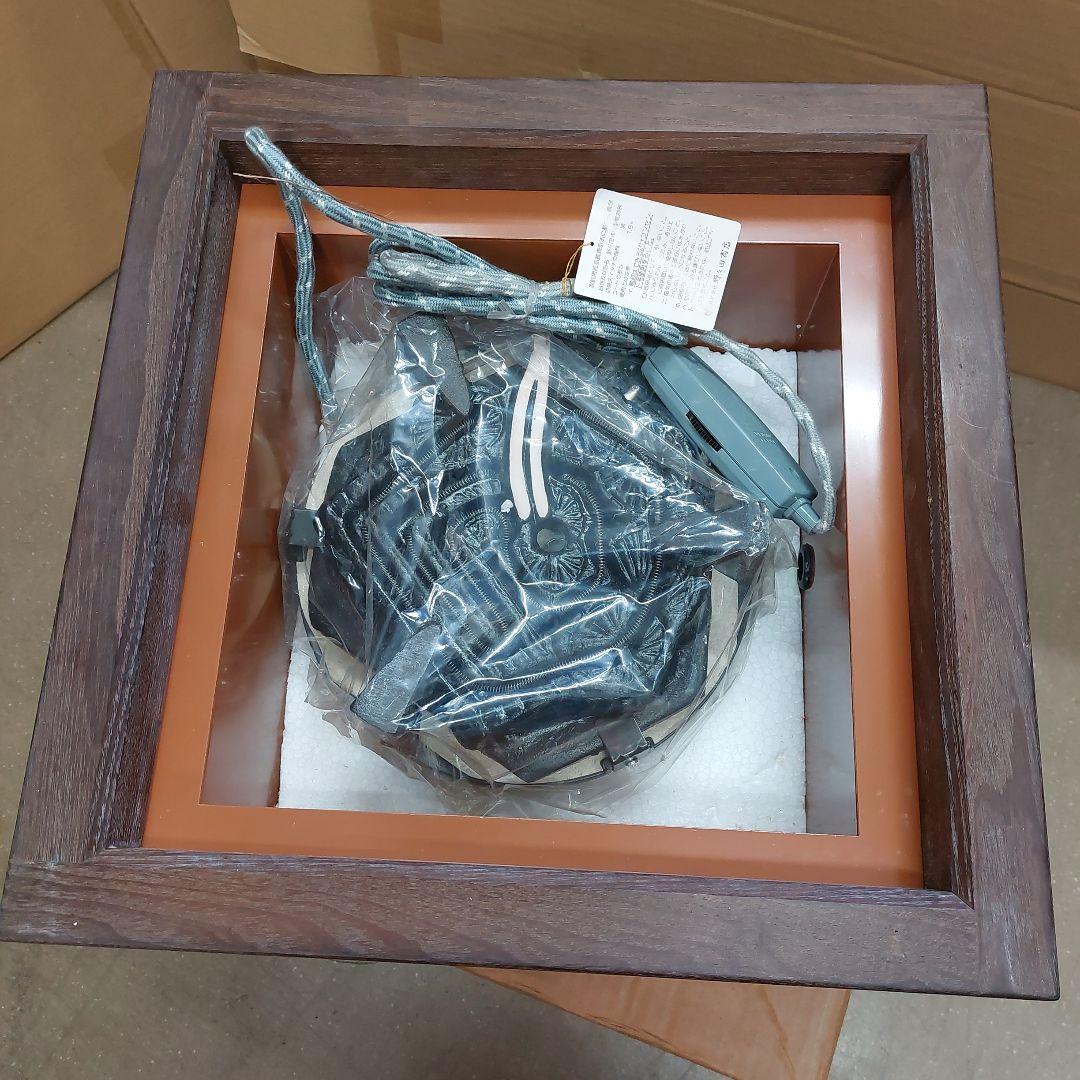 置き炉　野々島商店　茶道具 桑置き炉未使用 に近い 木の部分に2箇所 ヒビがあり