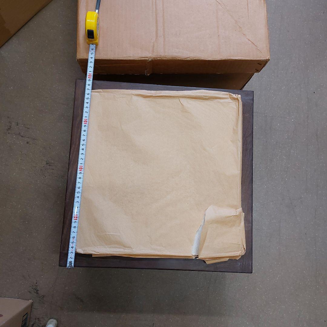 置き炉　野々島商店　茶道具 桑置き炉未使用 に近い 木の部分に2箇所 ヒビがあり