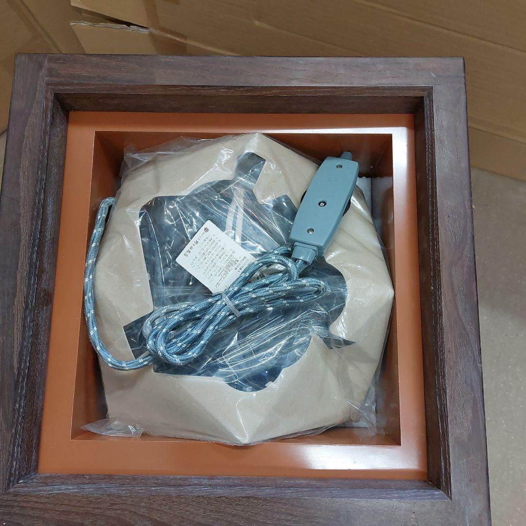 置き炉　野々島商店　茶道具 桑置き炉未使用 に近い 木の部分に2箇所 ヒビがあり